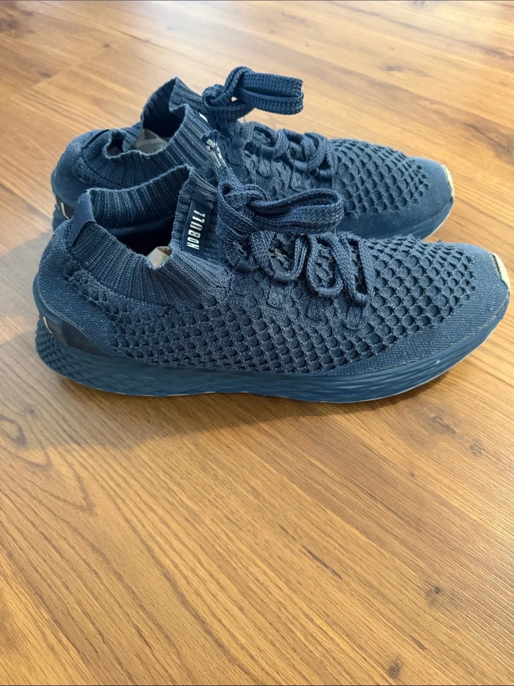 NOBULL Knit Trainer Sneakers in Dark Blue